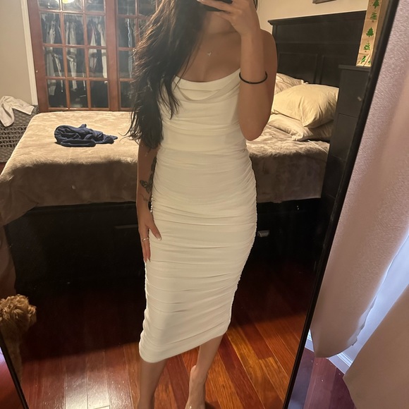 Michael Costello x REVOLVE India Midi Dress in White - Picture 5 of 5